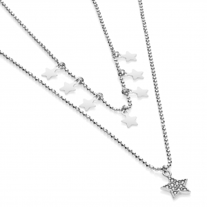 Collana in Argento con zirconi